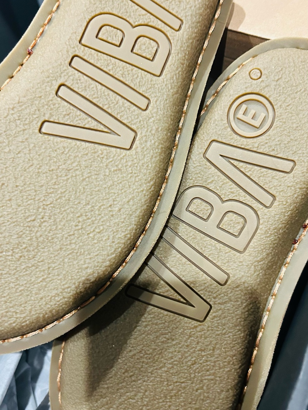 VIBAe  Saint Tropez Slip-On Mule in Cognac Brown Leather size 9 - Picture 7 of 10